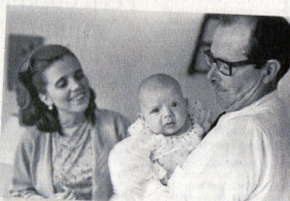 Elena Poniatowska y su hijo Felipe